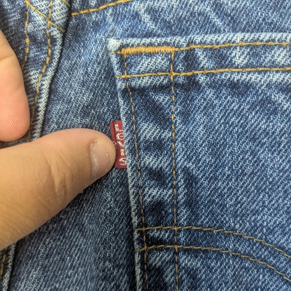 Levi's VINTAGE 90' Women Jeans Size 26 Made In Canada 100% Cotton High Waisted - Picture 7 of 15
